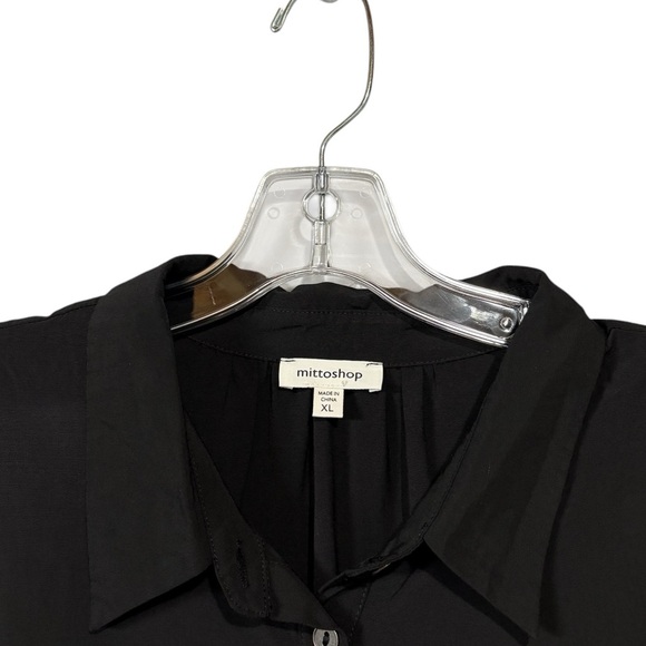 NWOT, Mittoshop, Black Button-Up Dress, XL - Picture 4 of 8